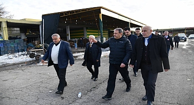 Vali Şıldak’tan Esnafa Geçmiş Olsun Ziyareti