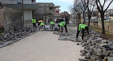 Haliliye’de Üstyapı Çalışmaları Devam Ediyor
