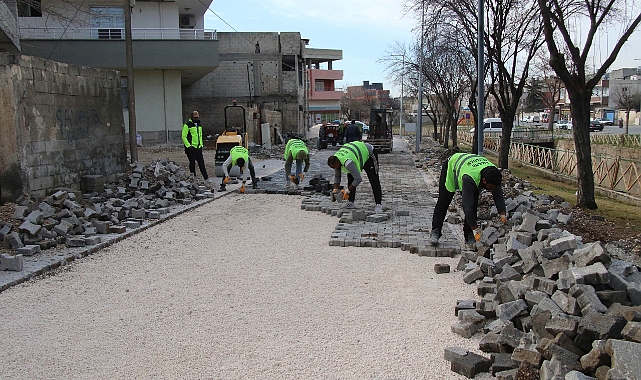 Haliliye’de Üstyapı Çalışmaları Devam Ediyor