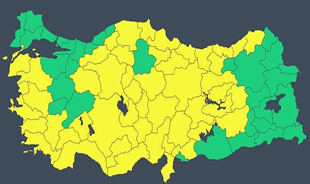 Meteorolojiden Fırtına ve Sağanak Yağış Uyarısı