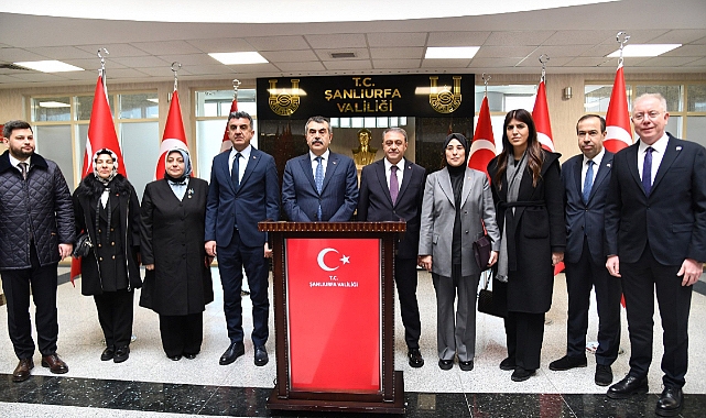 Milli Eğitim Bakanı Yusuf Tekin Şanlıurfa Valiliğini Ziyaret Etti