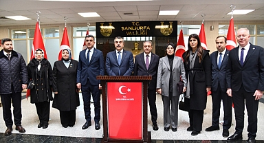 Milli Eğitim Bakanı Yusuf Tekin Şanlıurfa Valiliğini Ziyaret Etti