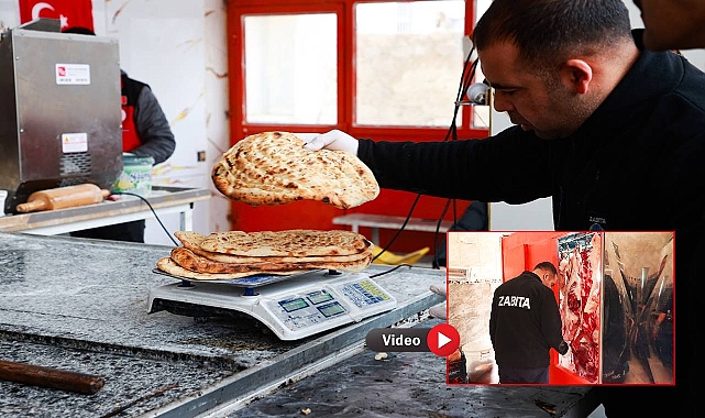 Ramazan Ayı Öncesi Kasap Ve Fırınlar Denetlendi