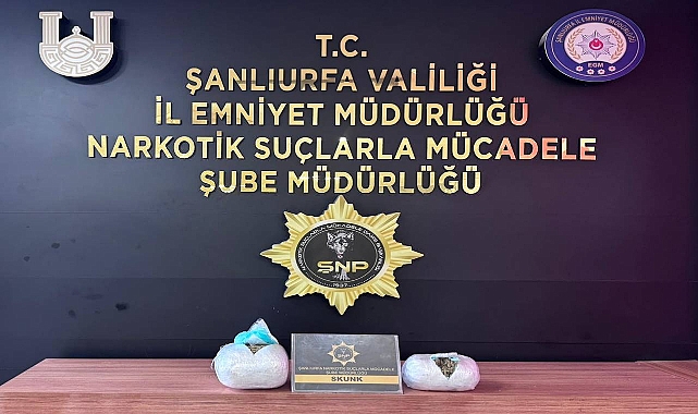 Şanlıurfa’da 1 Kilo 700 Gram Skunk Ele Geçirildi