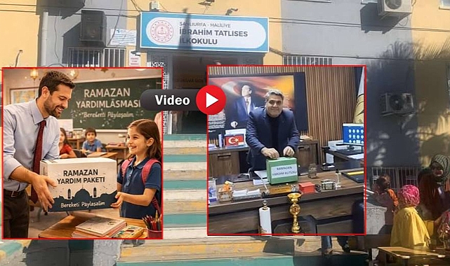 Şanlıurfa'da İbrahim Tatlıses İlkokulu'nda Gönül Köprüsü Kuruluyor