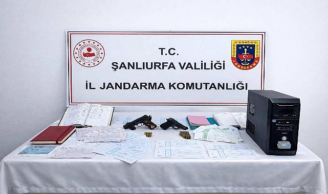 Şanlıurfa’da Tefecilik Operasyonu: Silah ve Senetler Ele Geçirildi