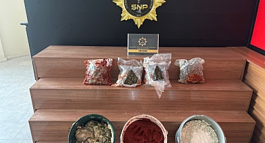 Urfa’da Pes Dedirten Yöntem: Salça ve Peynir Kovalarına Uyuşturucu Saklamışlar!