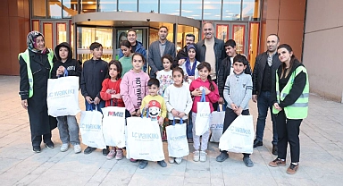 Eyyübiyeli Yetim Yavruların Mutluluğu Dikkat Çekti