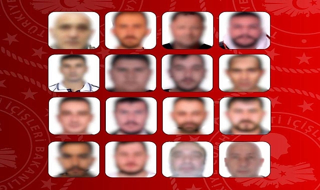 Kırmızı Bültenli Suç Makinalarına Darbe: 13’ü İnterpol Listesindeydi!