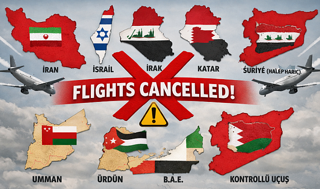 Orta Doğu’daki Savaş Uçuşları Vurdu: Türkiye’den Sefer İptalleri 9 Mart’a Uzatıldı