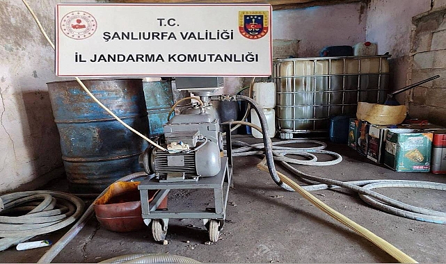 Şanlıurfa’da 1347 Litre Kaçak Yakıt Ele Geçirildi!