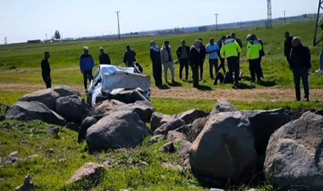 Şanlıurfa’da Araç Şarampole Devrildi! Sürücü Yaralandı 