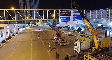 Şanlıurfa’da Baş Üstü Yönlendirme Levhaları Artırılıyor
