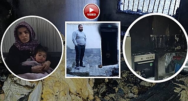 Şanlıurfa’da Bir Aile Yanan Evde Yaşam Mücadelesi Veriyor