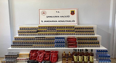 Şanlıurfa’da Kaçak Tütün ve Alkol Operasyonu!