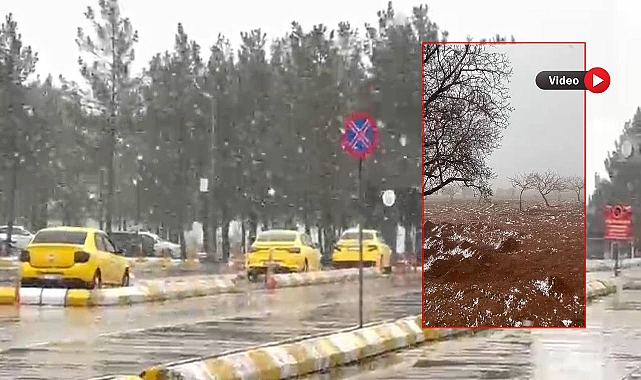 Şanlıurfa’da Yılın Üçüncü Kar Yağışı Başladı