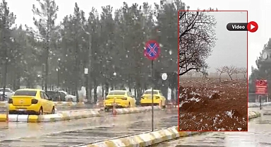 Şanlıurfa’da Yılın Üçüncü Kar Yağışı Başladı