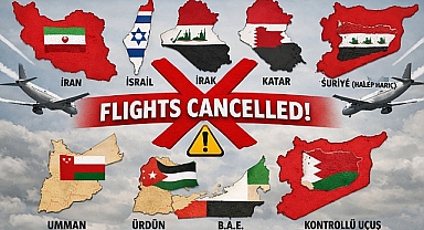 Türkiye’den Ortadoğu’ya Bazı Uçuşlar İptal Edildi