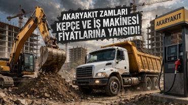 Akaryakıt Zamları Kepçe Saat Ücretlerine De Yansıdı