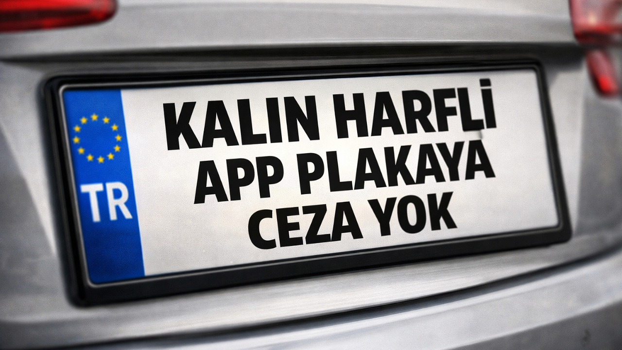 APP Plaka Açıklaması: Ceza Değil Standart