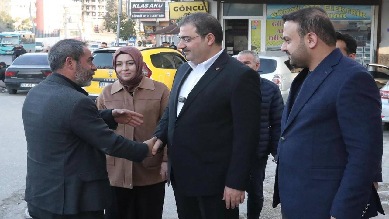 Başkan Canpolat Ve Ak Parti İlçe Yönetimi Devteyşti’de Vatandaşlarla Buluştu