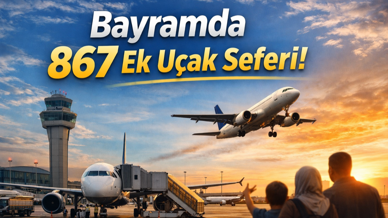 Bayramda 867 Ek Uçak Seferi: Yoğunluğa Karşı Ek Planlama