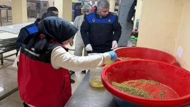 Haliliye’de Gıda Denetimi: Küflü Cevizlere El Konuldu