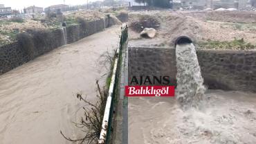 Karakoyun Deresi’nde Su Seviyesi Yükseliyor