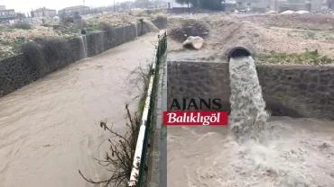 Karakoyun Deresi’nde Su Seviyesi Yükseliyor