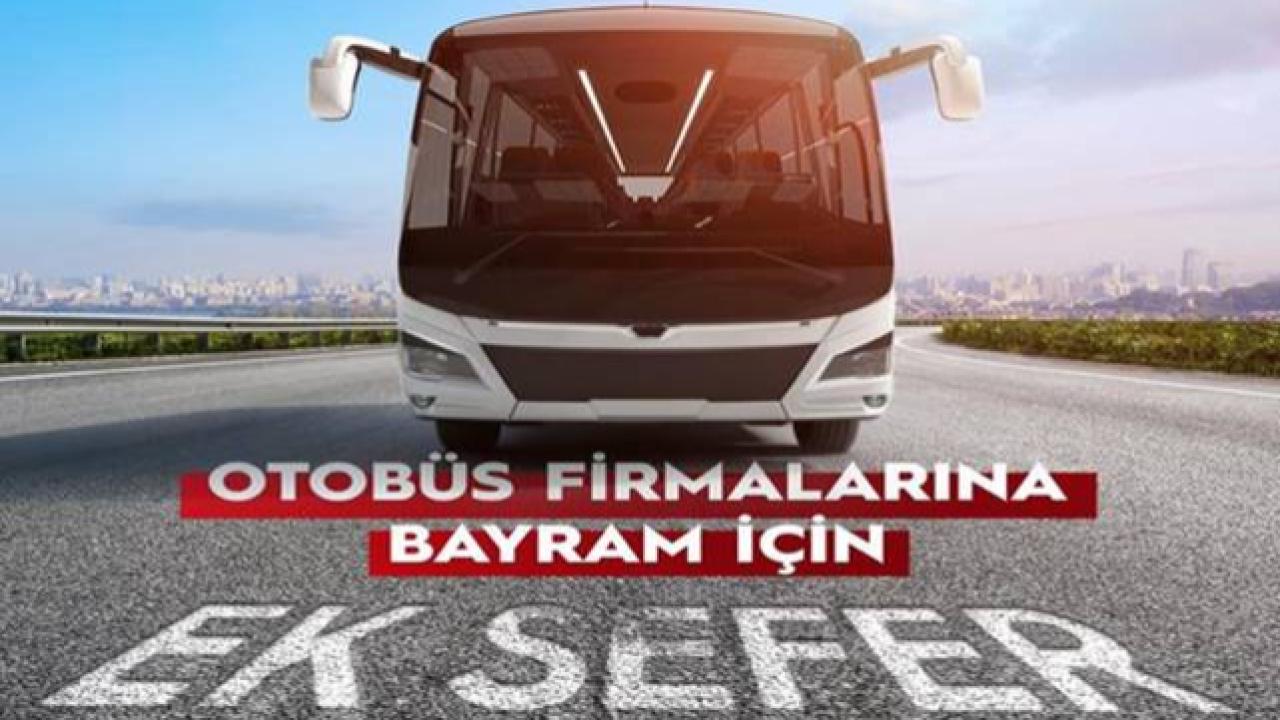 Otobüs Firmalarına Bayram İçin Ek Sefer