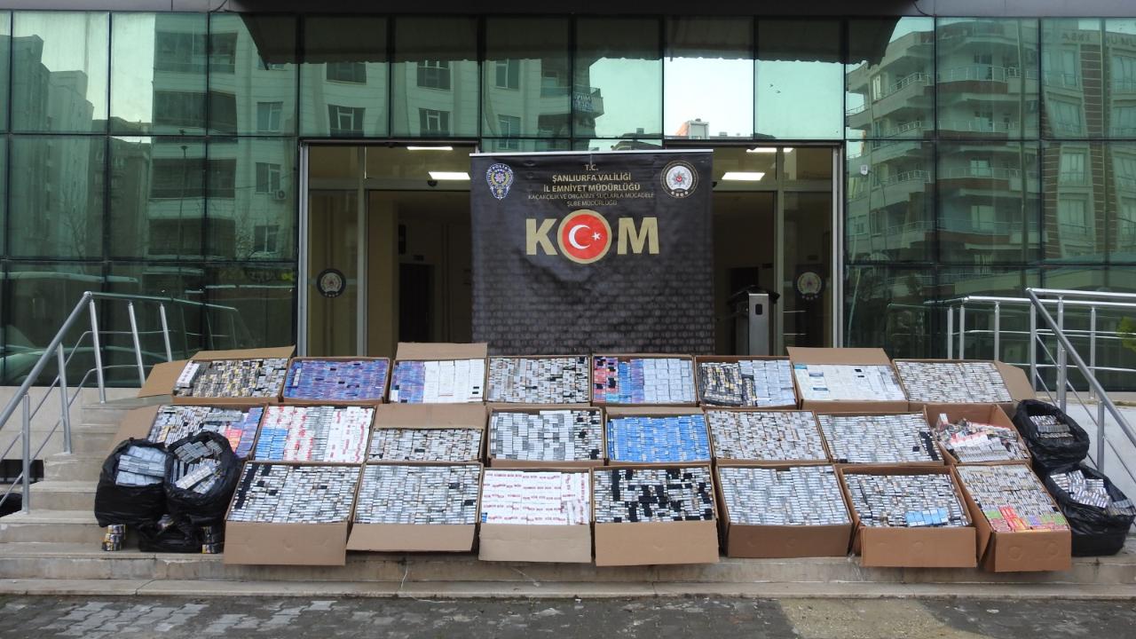 Şanlıurfa’da 2,5 Milyon TL’lik Kaçakçılık Operasyonu!