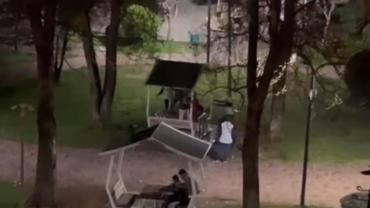 Şanlıurfa’da Parktaki Kamelya Tahrip Edildi