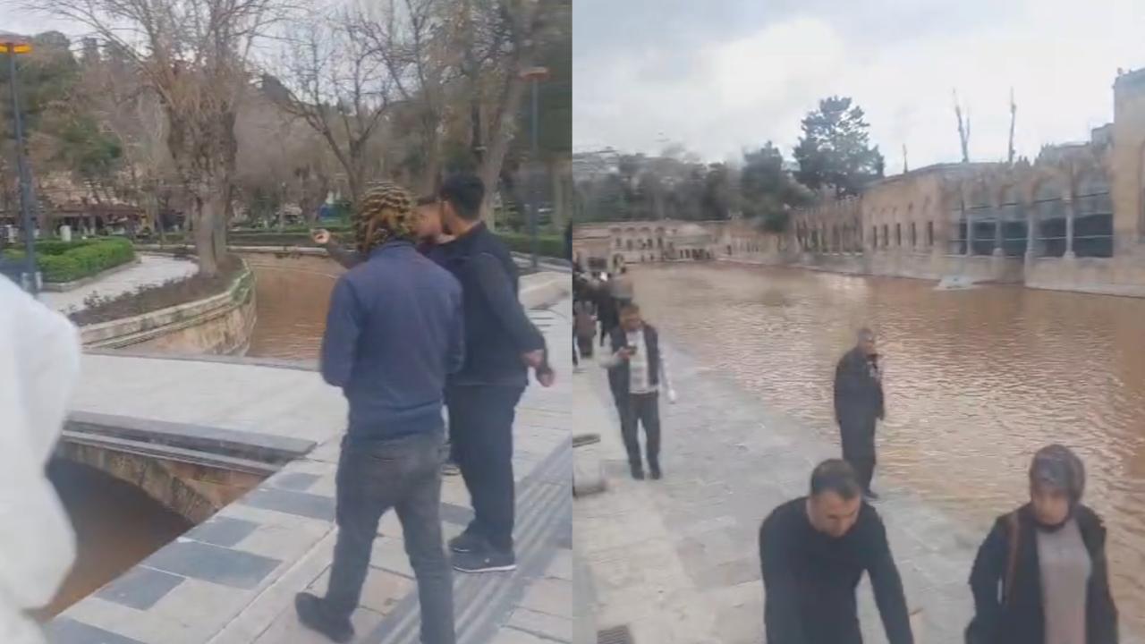 Şanlıurfa’da Sağanak Yağış Balıklıgöl’ü Çamura Buladı