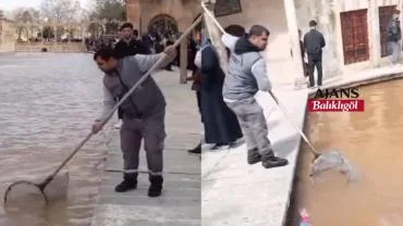 Sel Sonrası Balıklıgöl’de Temizlik Çalışmaları Yapılıyor