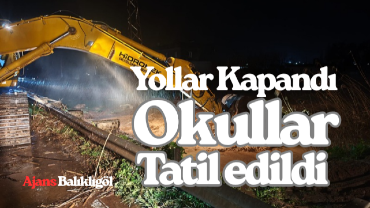 Urfa’da Kırsal Mahallelerde Okullar Tatil Edildi