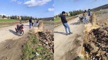 Viranşehir’de Sel Yolları Vurdu: Köprü Kenarları Yıkıldı, Sürücülere Uyarı