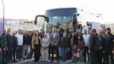 Başkan Mustafa Kılıç Sınava Katılacak Adayları Uğurladı