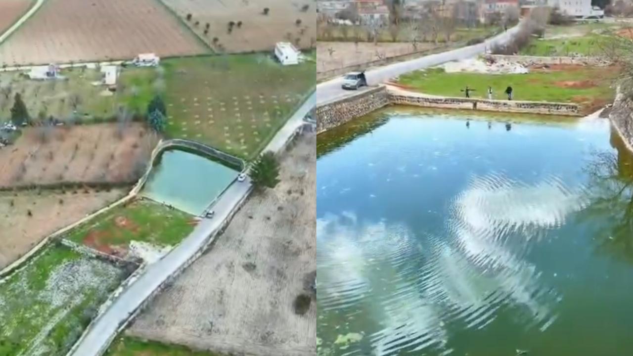 Kuraklıktan Dolayı Kuruyan Gölpınar Yeniden Canlandı