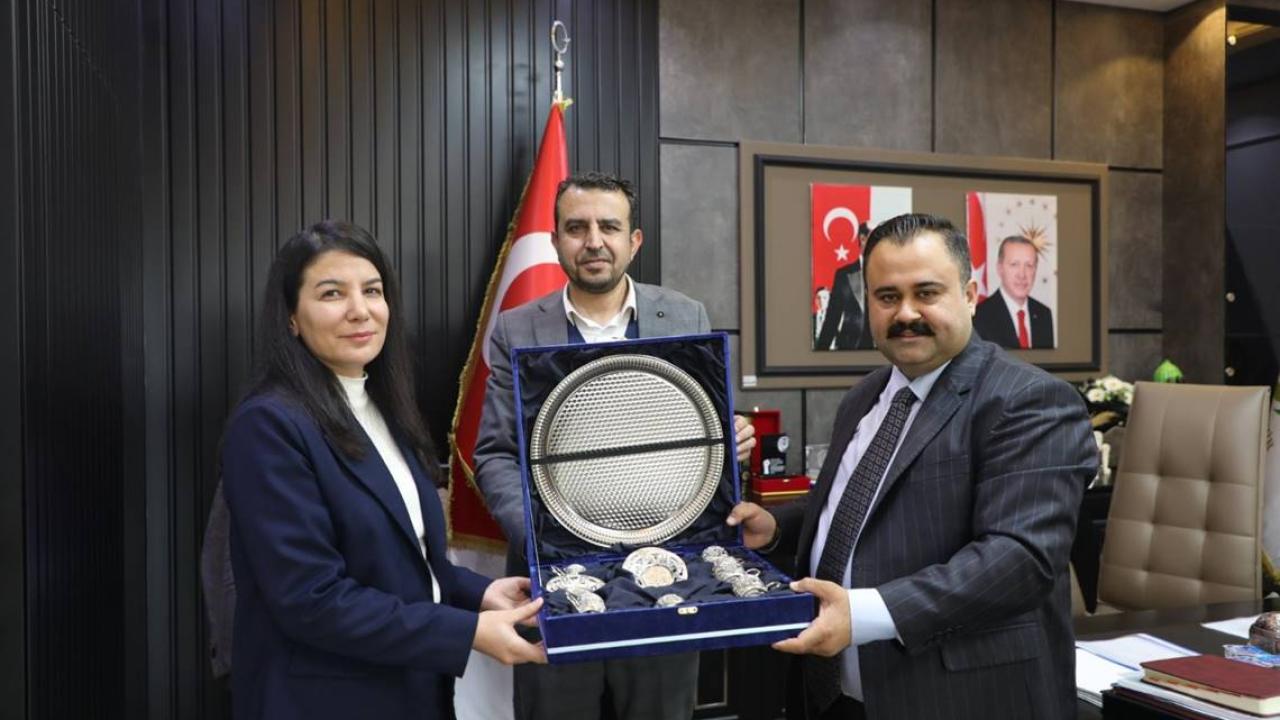 PTT Viranşehir Şube Müdürlüğü’nden Eş Başkan Serhat Dicle İnan’a Ziyaret