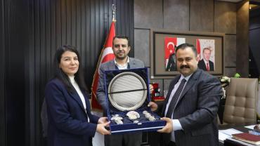 PTT Viranşehir Şube Müdürlüğü’nden Eş Başkan Serhat Dicle İnan’a Ziyaret