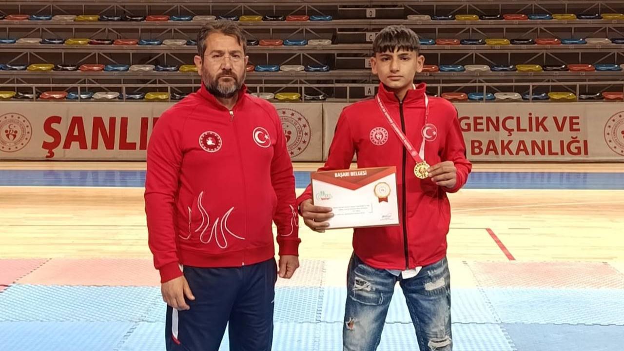 Şanlıurfa’da Genç Sporcu Wushu Sanda’da Zirveye Çıktı