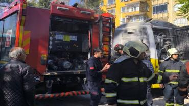 Şanlıurfa’da Halk Otobüsünde Yangın Paniği