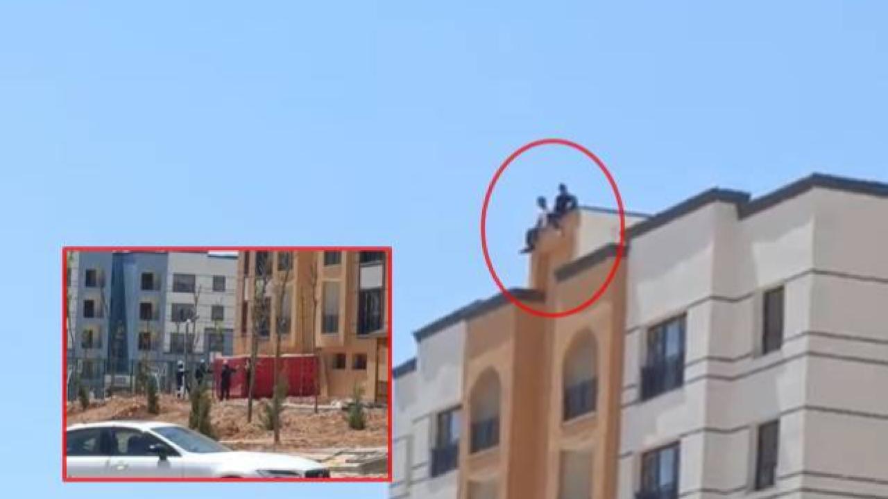 Şanlıurfa’da İntihar Girişimi: 2 İşçi Çatıya Çıktı