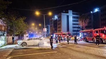 Şanlıurfa’da Korkutan Araç Yangını!