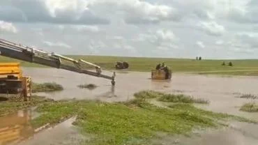 Şanlıurfa’da Traktörde Mahsur Kalan 4 Kişi Kurtarıldı