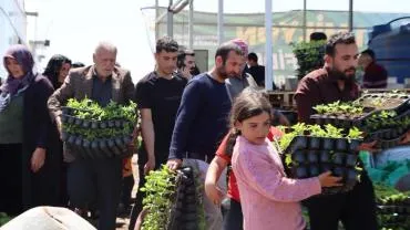 Şanlıurfa’da Üreticiye 1 Milyon Fide Dağıtıldı