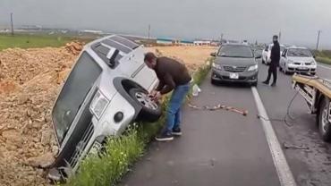 Suruç Yolunda Trafik Kazası: Sürücü Yaralandı