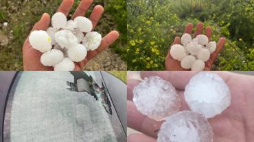 Şanlıurfa’da Dolu ve Fırtına Hayatı Felç Etti