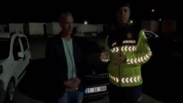 Şanlıurfa’da Gece Denetiminde Dikkat Çeken Olay