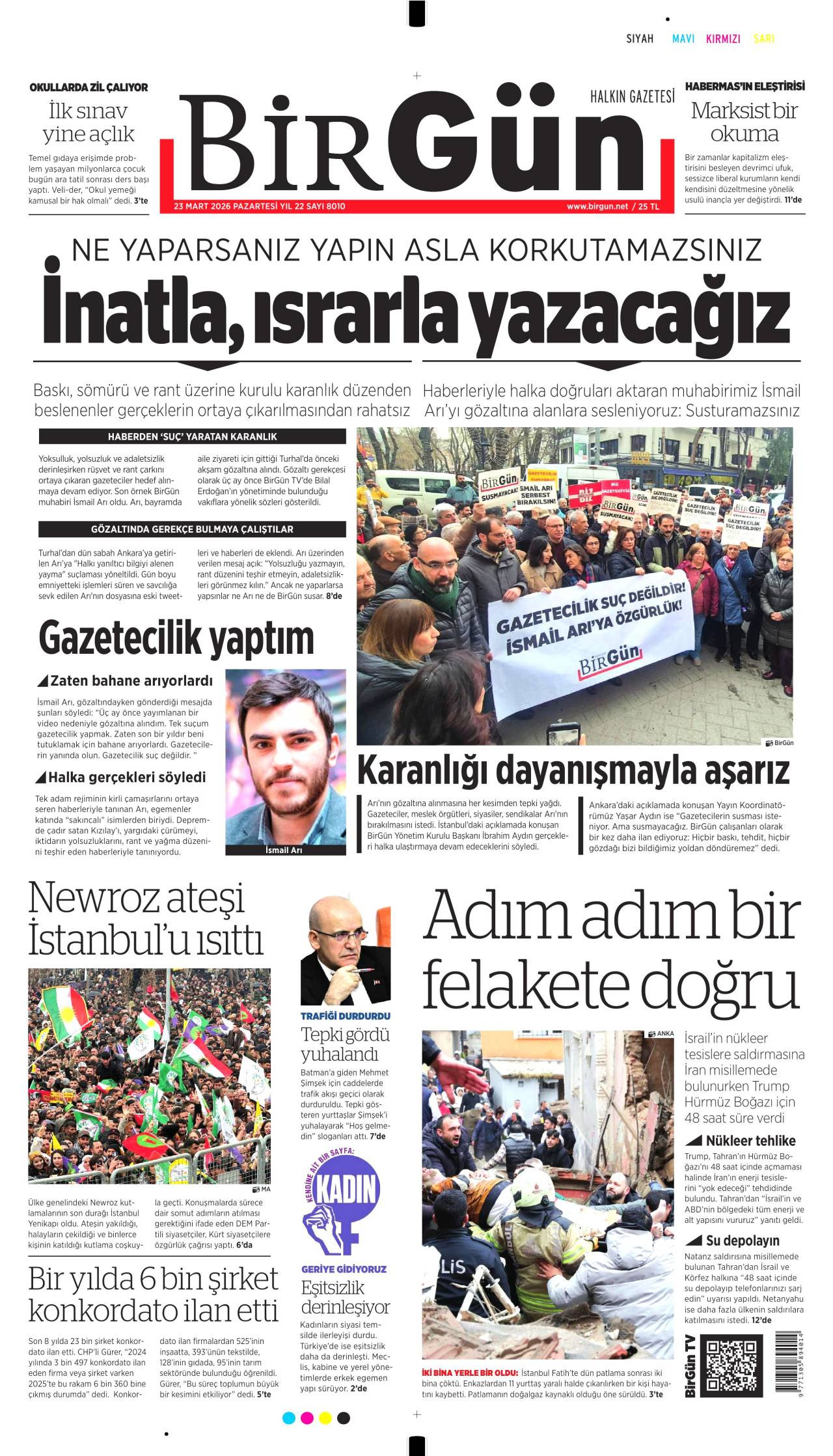 Birgün Gazete Manşeti